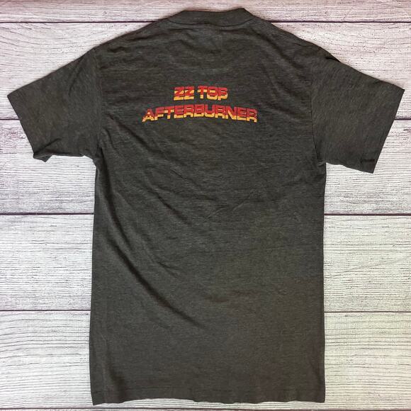 Vintage 1986 ZZ Top "Afterburner" Tour T-shirt - Picture 4 of 11